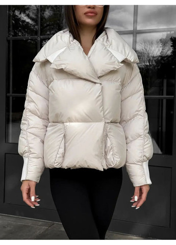 Бежева зимня жіноча зимова куртка SK