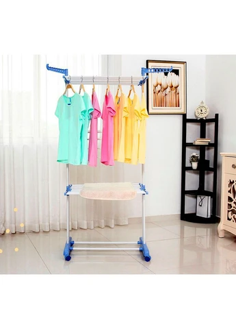 Сушилка для вещей Складная сушилка для белья Garment Rack With Wheels Digital (394453767)