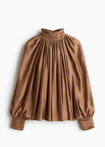 Коричнева блузка H&M