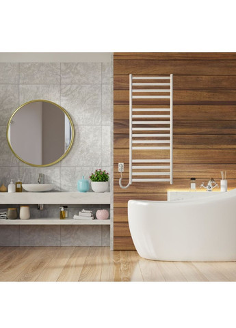 Полотенцесушитель электрический с кнопкой 1190*490 Carino MIA (367604498)