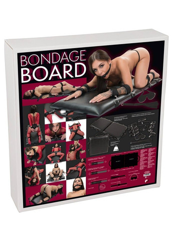 BDSM подушка з бандажним набором,PL Bondage Board, 10 предметов You2Toys (289783605)