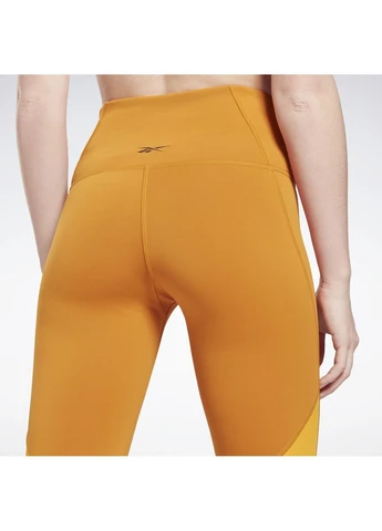 Оранжевые демисезонные женские леггинсы gu3278 Reebok