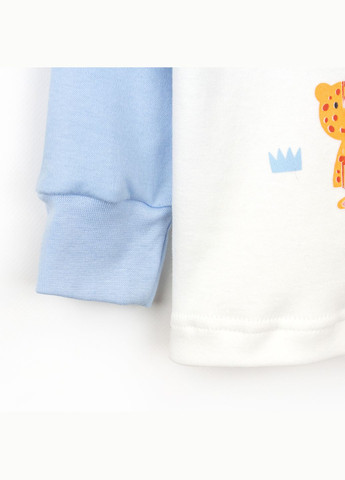 Голубая всесезон пижама детская с принтом зверьков safari crew голубой dexter's