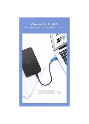 Дата кабель USB 2.0 AM to Mini 5P 0.5m black (10354) Ugreen (382067368)