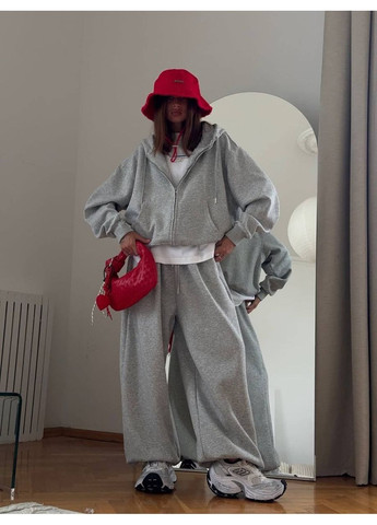 Костюм (кофта, брюки), цвет Серый Fashion (361668273)