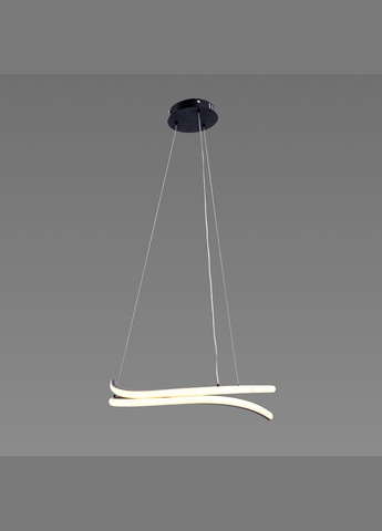 Люстра підвісна світлодіодна LCD3052 BK чорна Sirius (301195228)