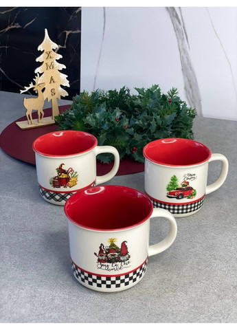 Кружка 400мл "Новогодние мысли" отличная кружка для повседневного пользования с разными рисунками Рисунок 3 OSM (365549111)