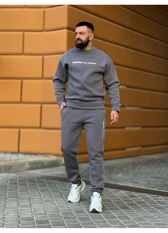 Мужской теплый костюм тринитка на флисе No Brand (361648571)