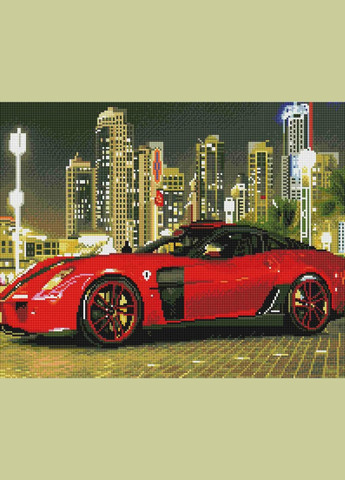 Алмазна мозаїка Червона машина 40х50 SP099 ColorArt (299772412)
