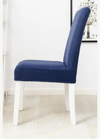 Чехол на стул натяжной "dark Blue" 50*40см~65*45см Home (301194076)