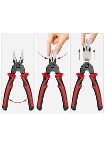 Багатофункціональні плоскогубці 5 в 1 із змінними головками High Technology MDR No Brand (371794192)