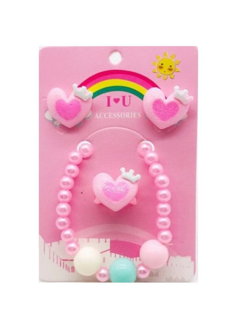 Набор детских украшений "Милые сердечки" (R36) Qunxing Toys (293484692)