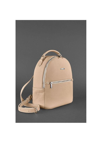 Рюкзачок женский кожаный Kylie светло-бежевый BlankNote (301871597)