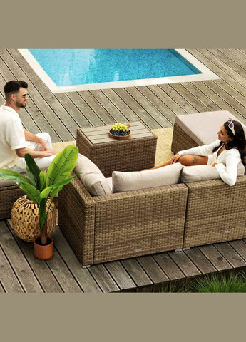 Комплект садовой мебели Alzano бежевый Di Volio (322415190)