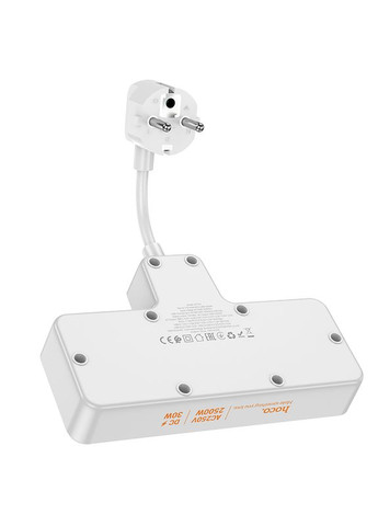 Сетевой удлинитель Reise 2-position expansion socket(PD30W/1C3A) Black (6942007607094) Hoco AC12A (372682276)