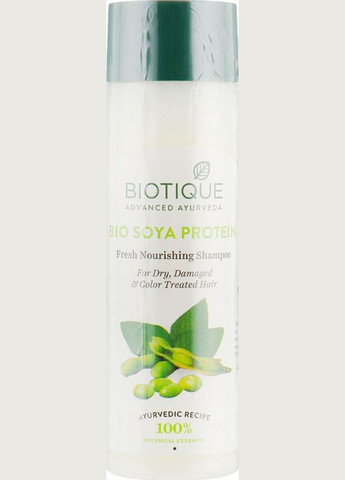 Восстанавливающий балансирующий шампунь мягкого воздействия Bio Soya Protein Fresh Balancing Shampoo 190ml Biotique (368620585)