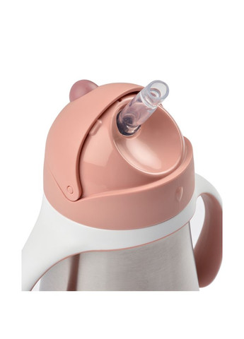 Поильник с трубочкой металлический 250 мл, арт. 913482 Beaba (369165269)