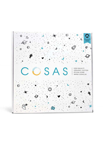 Двоспальна постіль з простирадлом на гумці Mousse CS2 180х220 см Cosas (307387826)