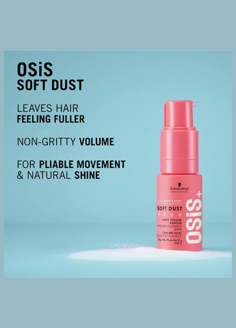 Суха пудра для об'єму волосся OSiS+ Soft Dust 10 г. Schwarzkopf Professional (339051306)