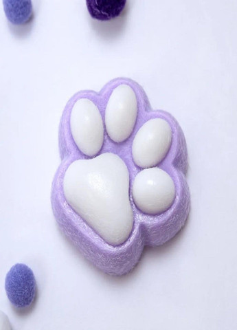Іграшка-антистрес таба Сквіш Лапка котика Фіолетова з Білим VTech (314694012)