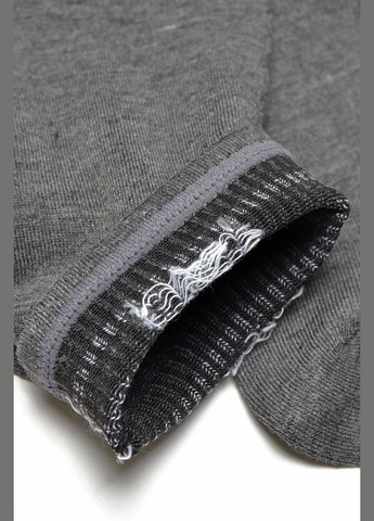 Тёмно-серые носки мужские демисезонные спортивные тёмно-серого цвета Let's Shop однотонные (329687877)