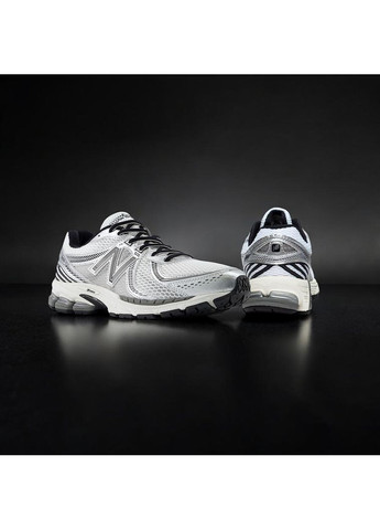 Белые демисезонные кроссовки мужские new balance 860v2 optic white нью беланс 860v No Brand