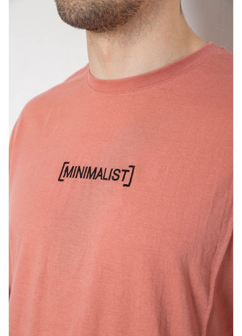 Комбинированная мужская футболка с принтом, 244r2126 Andi