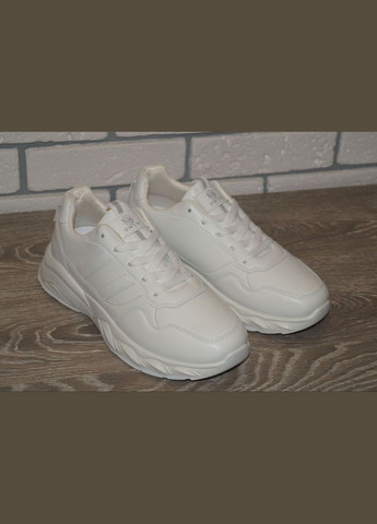 Белые демисезонные кроссовки мужские SWIN SHOES 10211-1