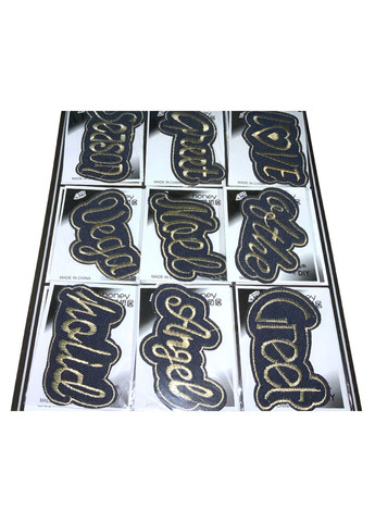 Аплікація для одягу нашивка №107 Love 9шт/6х10см FROM FACTORY A107 (339104334)