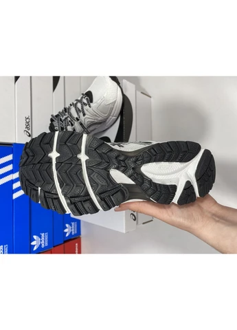 Білі кросівки чоловічі asics gel-kahana 8 white black асікс гель кахано 8 білі демісезон No Brand