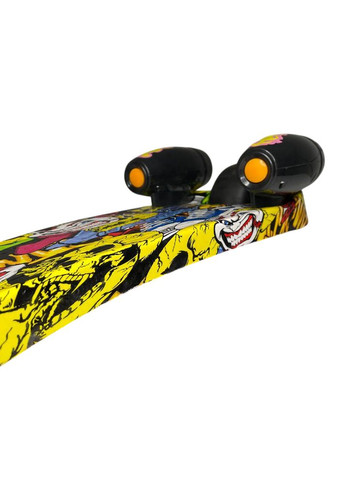 Самокат Voltronic с музыкой и дымом и светом до 50 кг, Граффити джокер (НКП) No Brand (341326046)