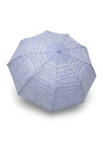 Зонт полуавтомат женский 593 "Words" на 9 спиц Светло-фиолетовый Toprain (280827818)