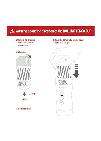 Мастурбатор VACUUM GYRO ROLLER SET Tenga (316633462)