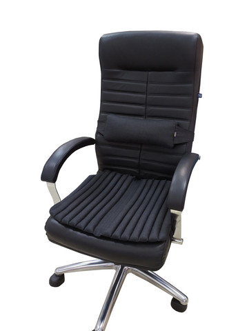 Ергономічна подушка EKKOSEAT на крісло керівника (СИДІННЯ). Графіт. SF-1G-102 Ekko Seat (353718715)