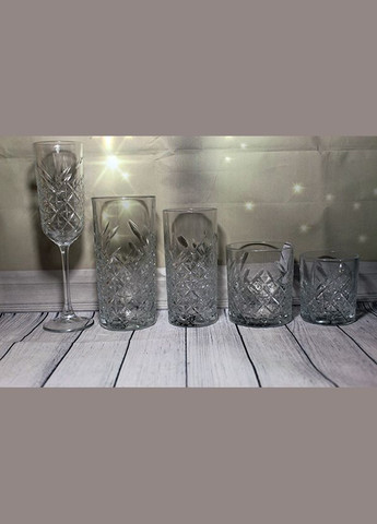 Набір низьких склянок для віскі Timeless 345 мл 4 шт (52790) Pasabahce (303138349)