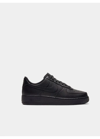 Чорні літні кросівки nike air force 1 low black найк аір форс 1 No Brand