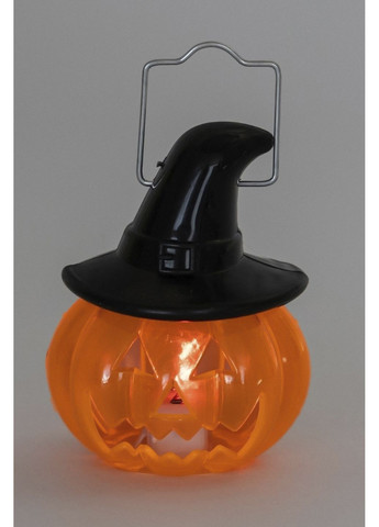 Светодиодная свеча с подвеской «Тыква в шляпе» цвет оранжевый CB-00285413 No Brand (361855663)
