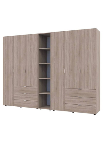 Комплект шаф для одягу Гелар (3 шт.) 270,6х49,5х203,4 см (DRS-011162) Doros (361998820)