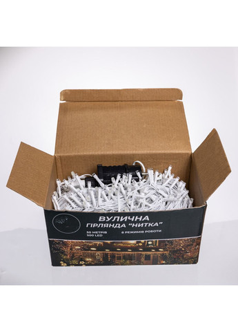 Гирлянда Рождественская фея 50 м 500 LED для уличного и интерьерного декора светодиодная гирлянда ночное освещение Garlando (370432270)