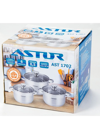 Набір посуду AST1702 (6пр) Astor (360395981)