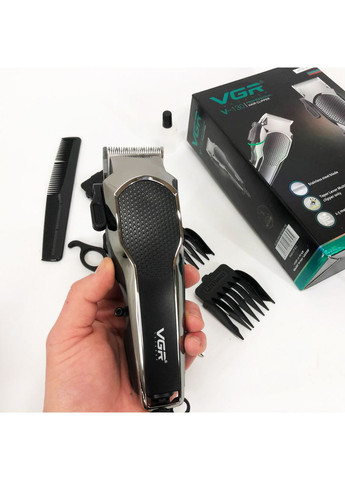 Машинка для удаления волос на лице V-130, Машинка окантовочная профессиональная TU-902 для бороды VGR (351486379)