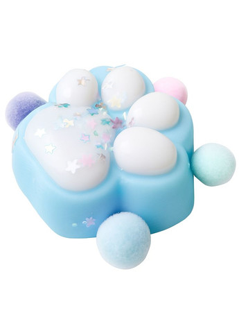 Іграшка-антистрес Таба Лапка з блискітками, сквіші, жуйка-тягучка 7 см No Brand (366303762)