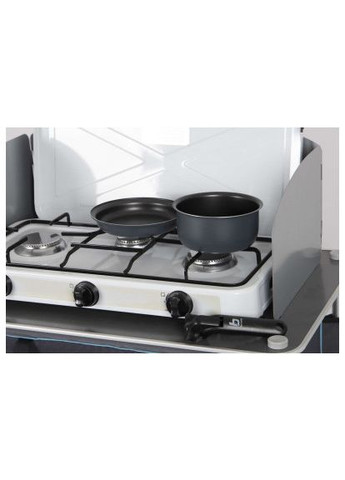 Набор туристической посуды Trekking Anthracite 5 предметов Серый (2300351) Bo-Camp Trekking Anthracite 5 предметів Сірий (370019342)