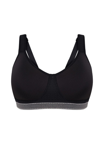 Чёрный бюстгальтер slz27401134 чёрный с формованной чашкой без косточек Brabrabra без косточек