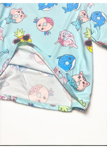 Голубая футболка детская подростковая на девочку, голубая Primark