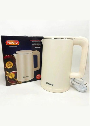 Електрочайник MG-502 чайник-термос бежевий 1.5 л 1500 Вт Magio (298618379)