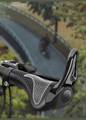 Грипси на велосипед анатомічні WestBiking гумові ручки на кермо велосипеда грипси велосипедні Чорний 72080 West Biking (325905706)