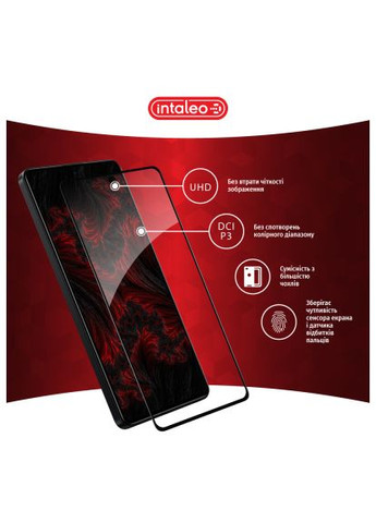 Стекло защитное (1283126567438) Intaleo Full Glue Xiaomi Poco X5 Pro Black (366659934)