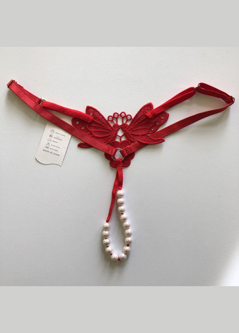 Трусики з розрізом стрінги з перлинками намистинками (арт. 8033) No Brand (346121298)