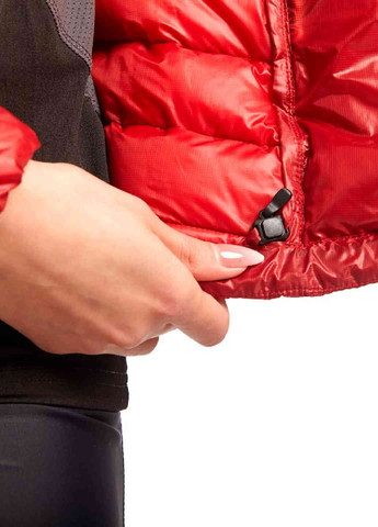 Светло-бордовая демисезонная пуховая женская куртка ROCK FRONT Mistral UL